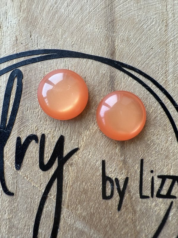 Oorknopje oranje mat