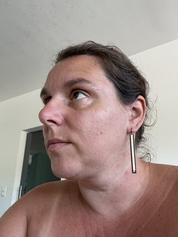 Lang staafje goud en zwart