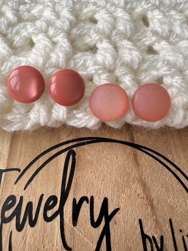 Oorknopje poederroze