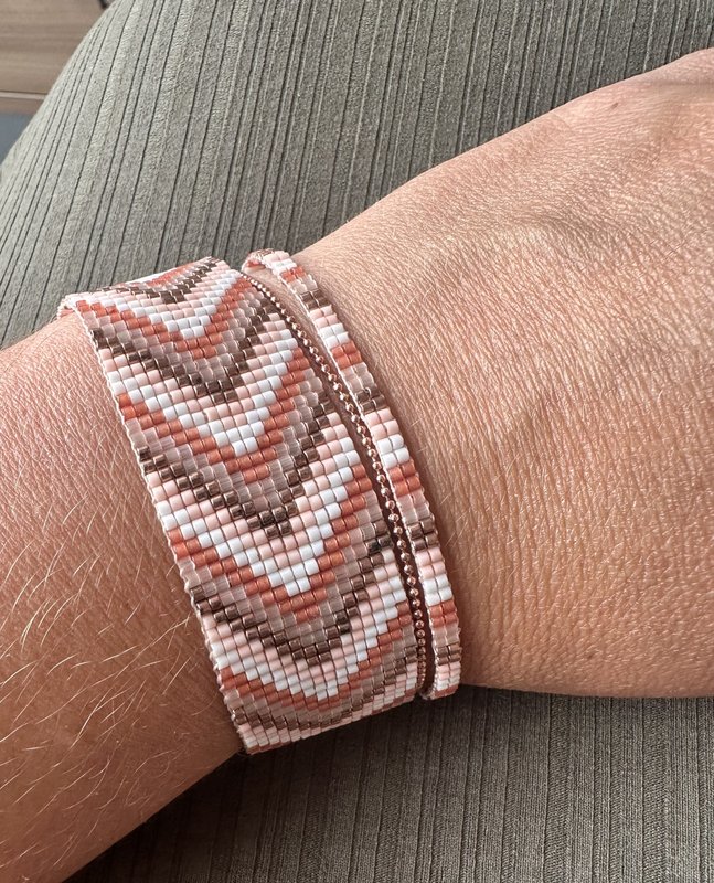 Geweven armband met miyuki kralen