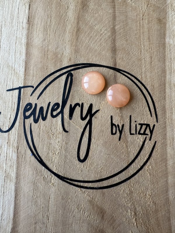 Oorknopje Peach blinkend