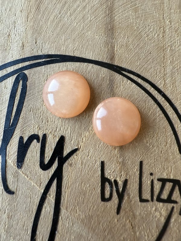 Oorknopje Peach blinkend