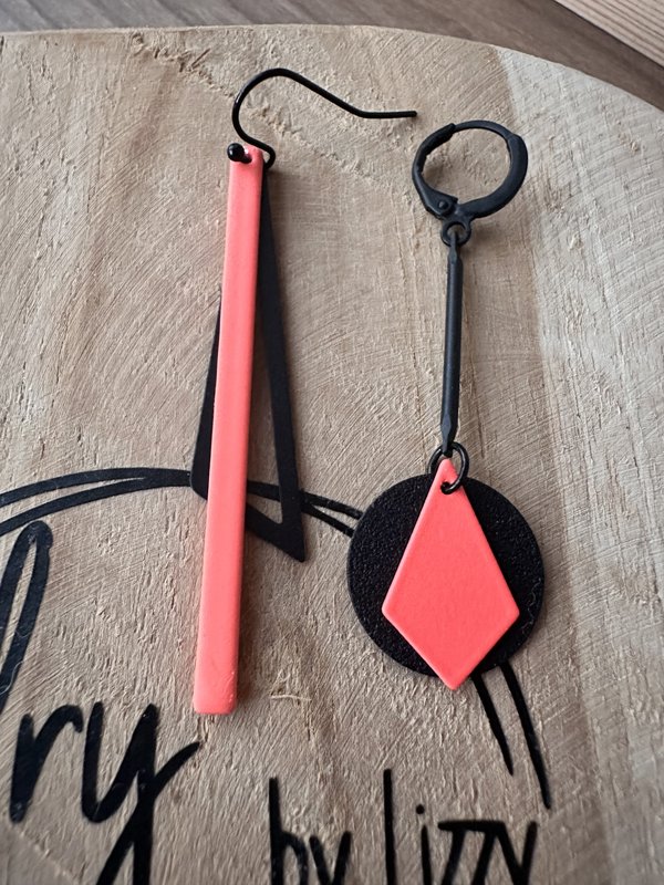 assymetrische oorbel 